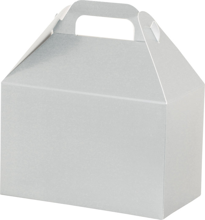 BoxCo Industries - Gable Boxes - Silver Metallic Gable Box